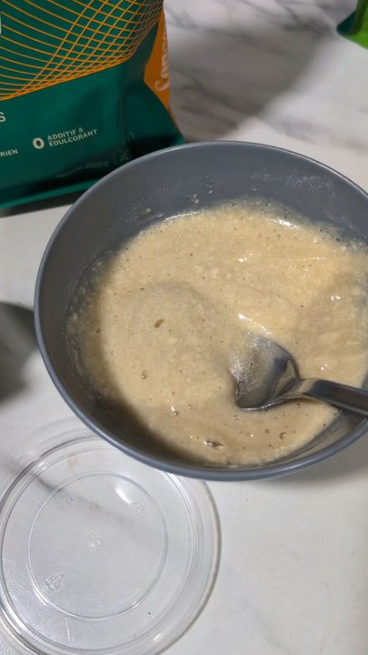 Découverte de l'année 2025 🏽 whey vanille+ compote de pommes whey sans sucre ni édulcorants ❤️