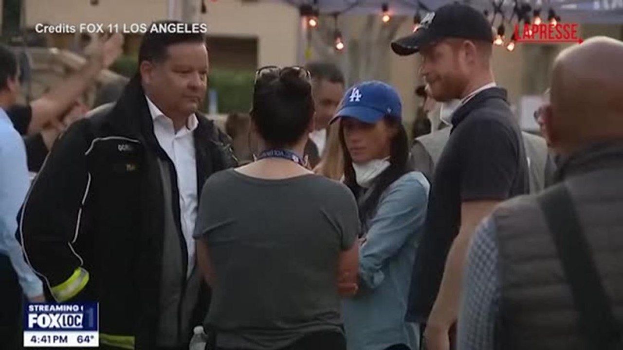 Harry e Meghan a Pasadena, tra gli sfollati degli incendi di Los Angeles,