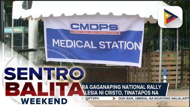 Paghahanda para gaganaping National Rally for Peace ng Iglesia ni Cristo, tinatapos na; Pasok sa mga tanggapan ng gobyerno at klase sa Manila at Pasay City bukas, suspendido
