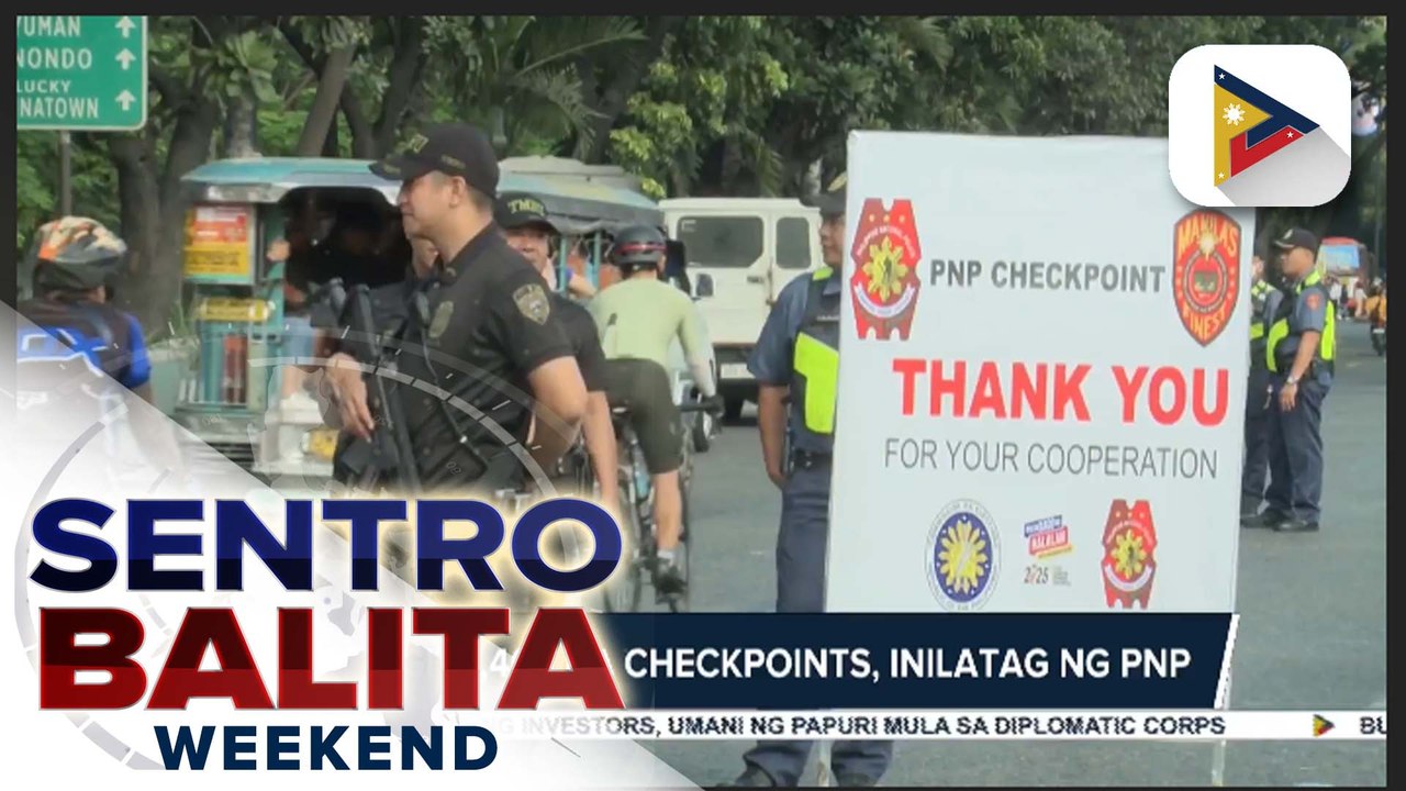 Mahigit 1,400 na checkpoints, inilatag ng PNP; Launching ceremony ng Comelec Checkpoints, isinagawa ngayong araw
