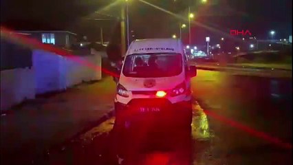 TEKİRDAĞ - Çalıntı motosikletle polisten kaçan şüpheli kazada yaralandı