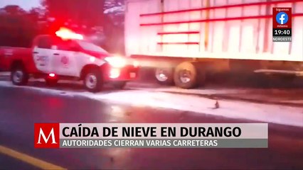 Durango vive su primera nevada en 23 años; se extiende a varios municipios