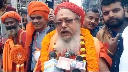 प्रयागराज हाथी घोड़े बैंड बाजे सहित संतों ने किया छावनी प्रवेश