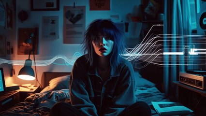 Screen Light Flicker - Billie Eilish - Inspired (Official 4K Lyric Music Video) | Replay And Relate