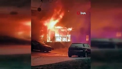 O Avrupa ülkesinde korkutan yangın! Ölü ve yaralılar var