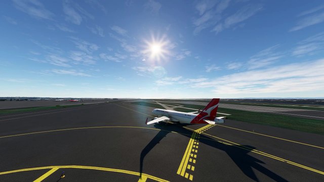 Glorious Touchdown Qantas A320neo at Chubu Centrair International Airport (NGO), Nagoya, Japan