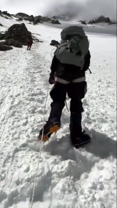 K2 climbing