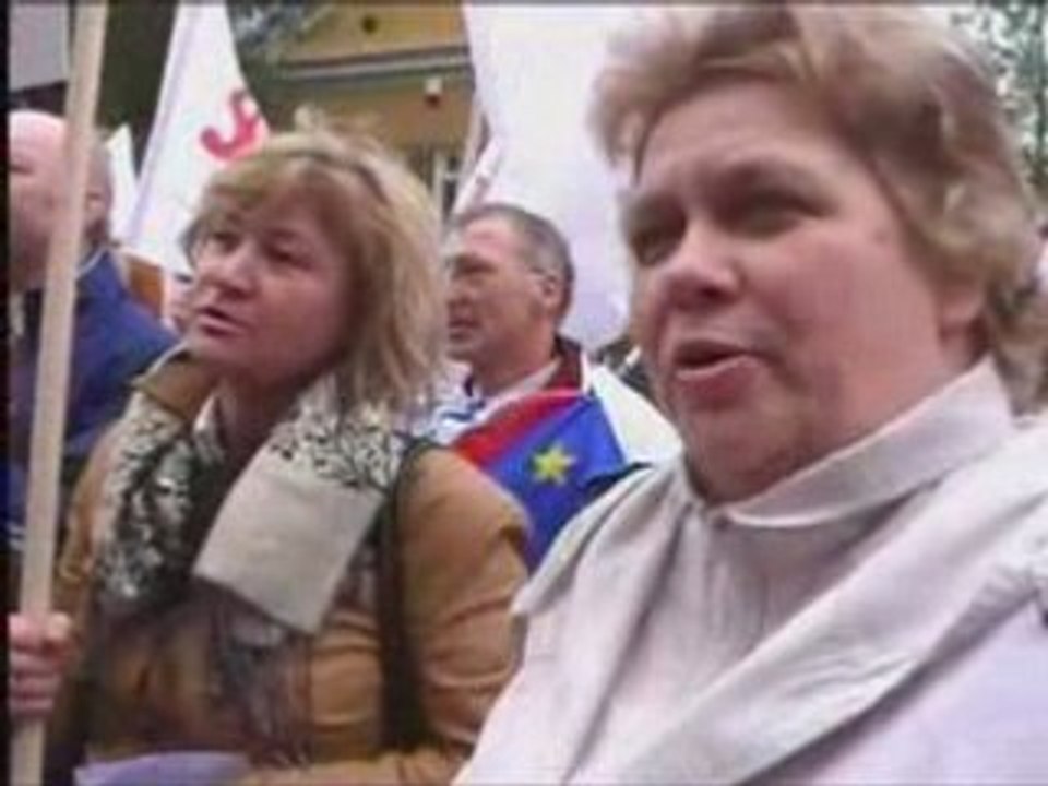 Pikieta nauczycieli w Lublinie