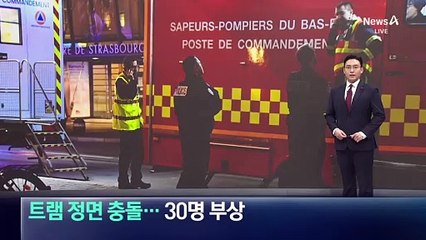 프랑스 스트라스부르서 트램 정면 충돌…30명 부상