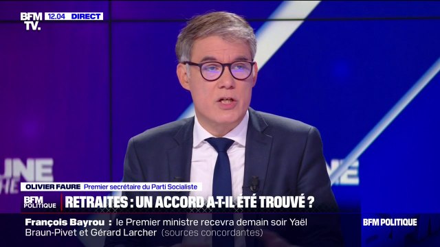 Réforme des retraites: Au moment où nous nous parlons ce matin, le compte n'y est pas encore , déclare Olivier Faure, Premier secrétaire du Parti socialiste et député de la 11ème circonscription de Seine-et-Marne