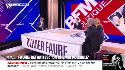 Réforme des retraites: "En l'état, nous censurerions" le gouvernement de François Bayrou, déclare Olivier Faure, Premier secrétaire du Parti socialiste et député de la 11ème circonscription de Seine-et-Marne