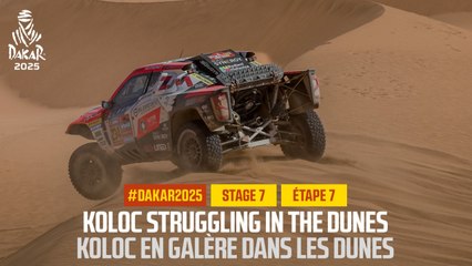 Koloc struggling in the dunes - Stage 7 - #Dakar2025