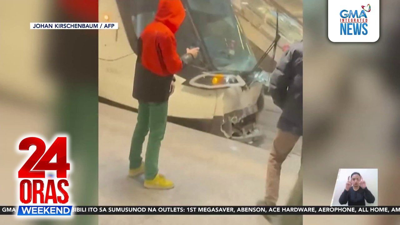 24 Oras Weekend Part 2 - China monster ship nagbabalik; Salpukan ng mga tram; mga armas sa COMELEC checkpoint; atbp.