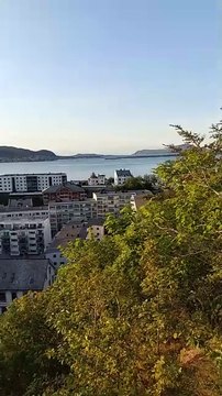 Sunset in Aalesund. Coucher de soleil à Aalesund.