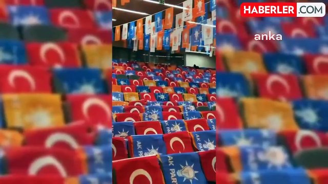 AK Parti Gençlik Kolları Kongresi, Silivri Ortaokulu'nda Yapılıyor