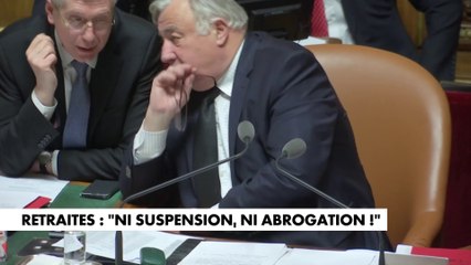 Retraites : «Ni suspension, ni abrogation !»