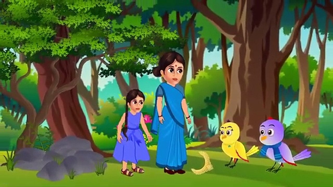 जंगल में ठण्ड का कहर | Chidiya Kartoon |  Rano Chidiya Wala Cartoon | Kalu Kauwa  Cartoon |  Moral