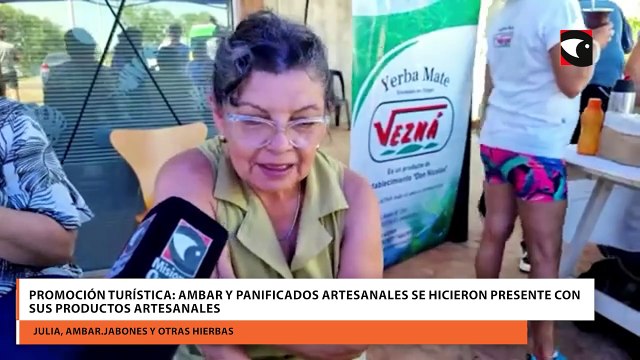 Promoción turística Ambar y Panificados Artesanales se hicieron presente con sus productos artesanales