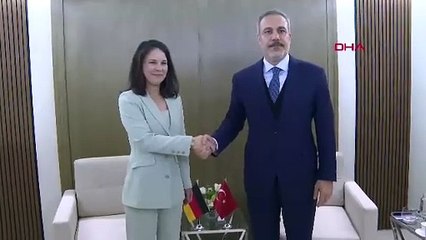 Dışişleri Bakanı Fidan, Almanya Dışişleri Bakanı Baerbock ile görüştü - (Video eklendi)