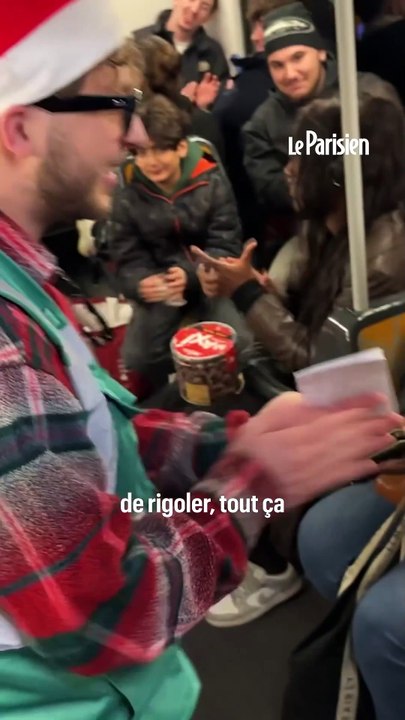 Dans le métro parisien, Luka joue à « Questions pour un wagon » avec les usagers
