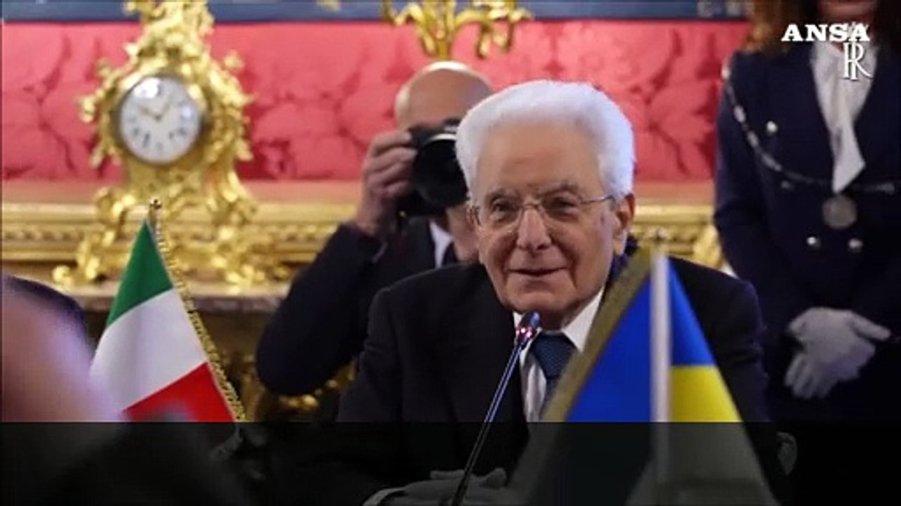 Mattarella riceve Zelensky: "Nostro sostegno per la sicurezza dell'intera Ue"