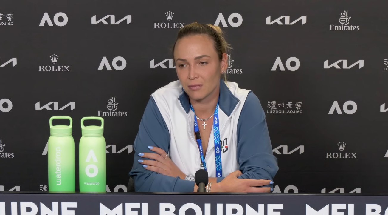 Tennis - Australian Open 2025 - Donna Vekic : "It's a very difficult situation for Pam Shriver. She's home in Los Angeles"