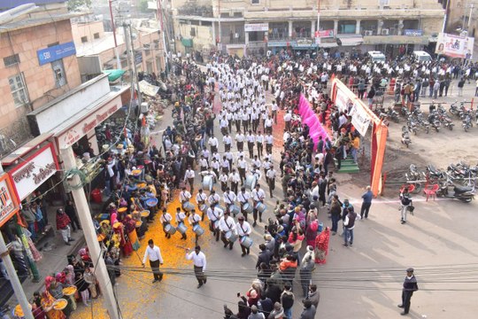 नागौर में रचा गया नया इतिहास, भक्ति व शक्ति द्वि धारा संगम का दिखा उद्भुत नजारा