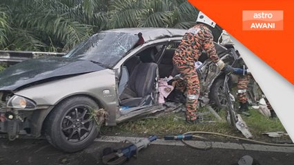 Ibu bersama bayi antara enam maut nahas tiga kereta