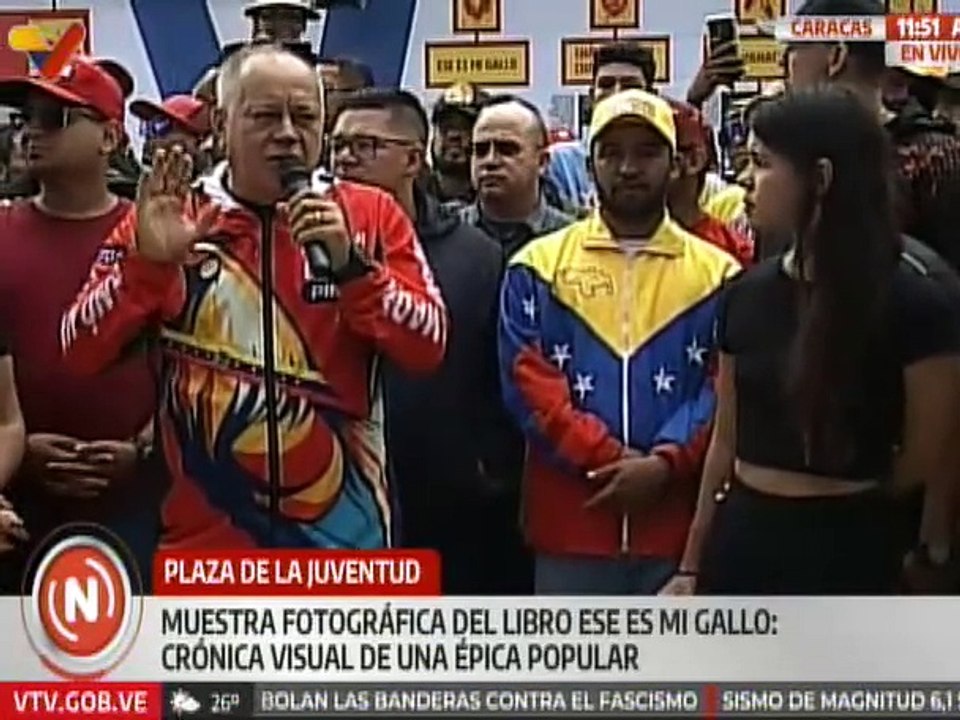 Diosdado Cabello: En esta campaña se reflejó el amor del pueblo, como en la campana del pdte. Chávez