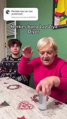 İtalyan bir teyzenin,sosyal medyada Laz Ziya’ya benzetilmesi sonrası yaşadığı rollenme 😅