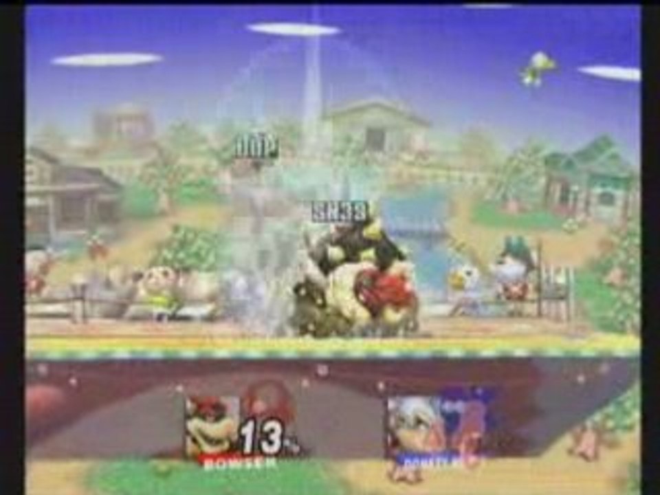 Brawl SN3S (Bowser) Vs UDP (Donkey Kong)