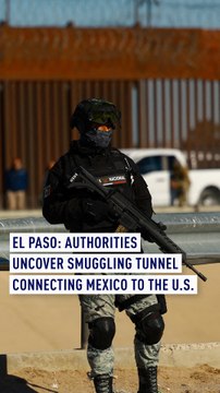 El Paso: Authorities uncover smuggling tunnel connecting Mexico to the U.S.