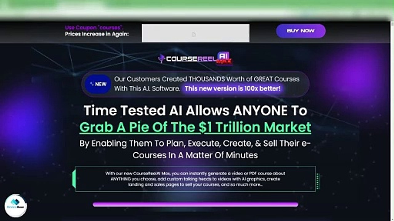 CourseReel AI Max Review & Demo_Create Engaging Video Courses in Just Minutes Using CourseReelAI Max