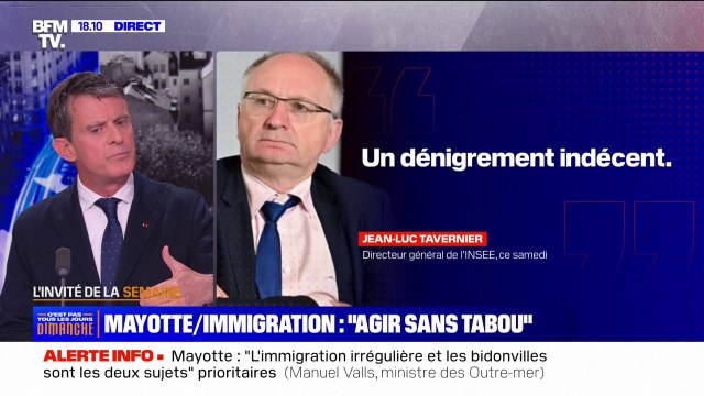 Mayotte: Tout doit être fait pour que, le 20 janvier, une partie des écoles puisse ouvrir , souhaite Manuel Valls
