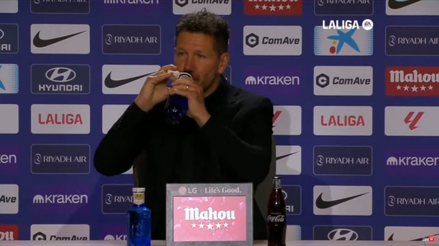 Le preguntan al Simeone por la racha de 14 victorias consecutivas y su respuesta es puro Cholo