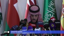 Arabia Saudita llama a levantar las sanciones internacionales contra Siria