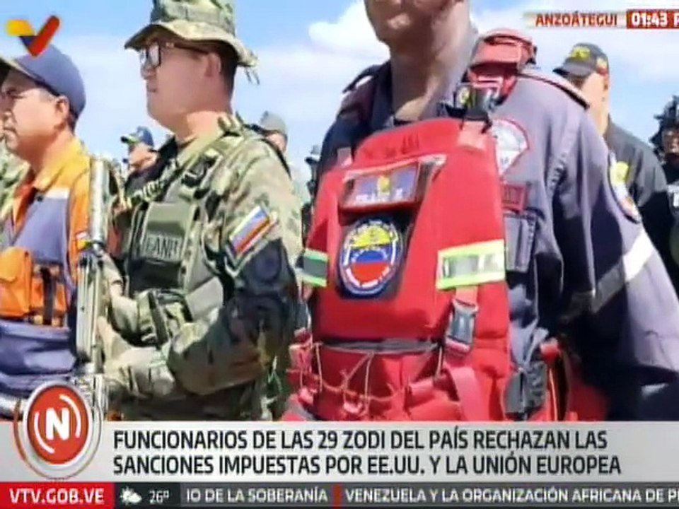 29 ZODI de todo el país rechazan contundentemente sanciones impuestas por EE. UU. y La Unión Europea