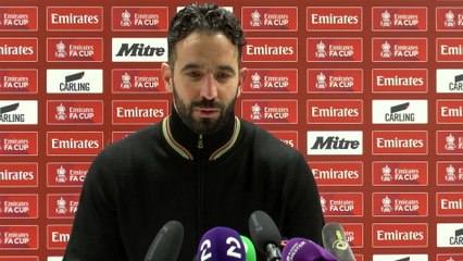 Amorim reacts to a 10 man Manchester United win on penalties against Arsenal