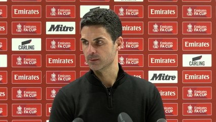 Arteta on losing FA Cup tie to 10 man Manchester United on penalties