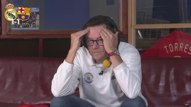 La reacción de Roncero al gol de Lewandowski en la final de la Supercopa | Real Madrid - Barcelona