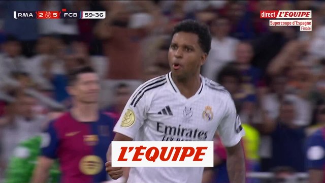 Le magnifique coup franc de Rodrygo - Foot - Supercoupe d'Espagne