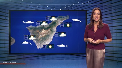 La previsión del tiempo en Canarias para el 13 de enero de 2025, en Atlántico Televisión.