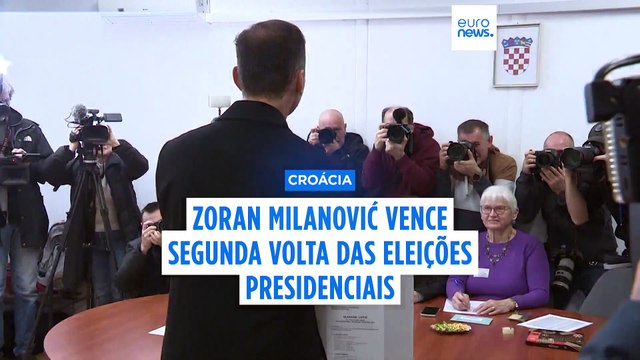 Croácia: incumbente Zoran Milanović vence eleições presidenciais