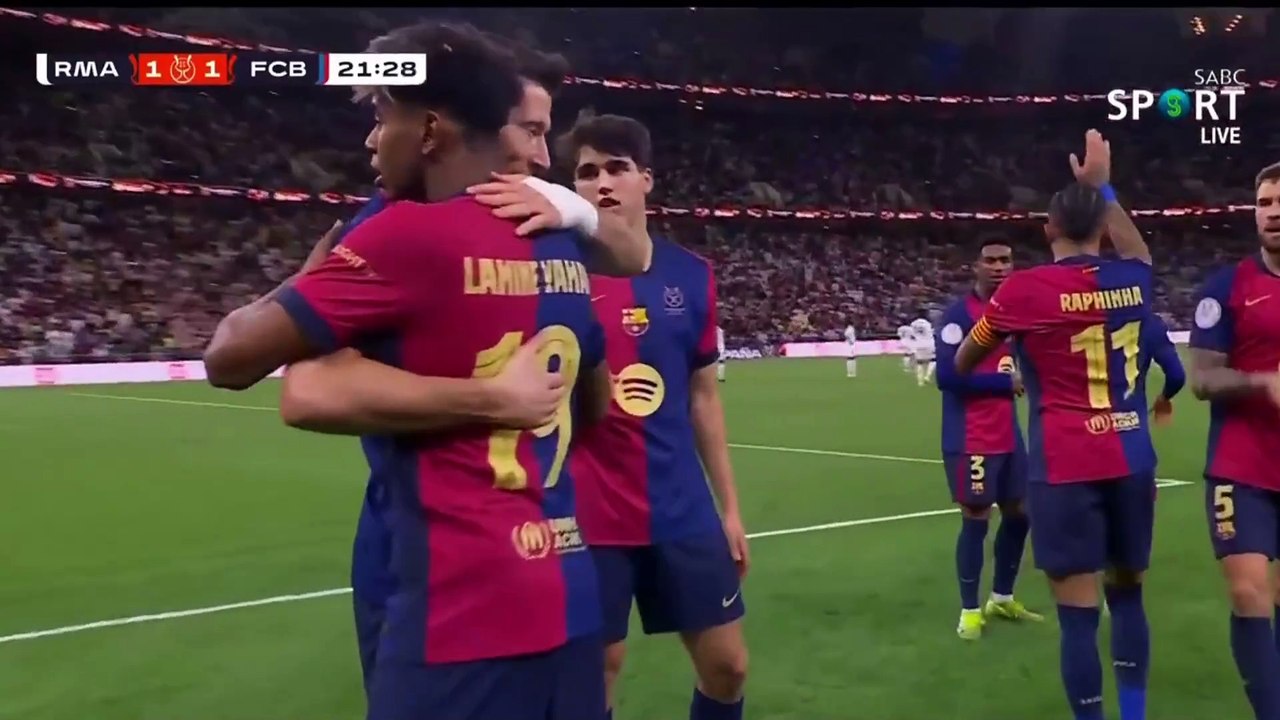 FT: Real Madrid 2-5 Barcelona: ALL GOALS