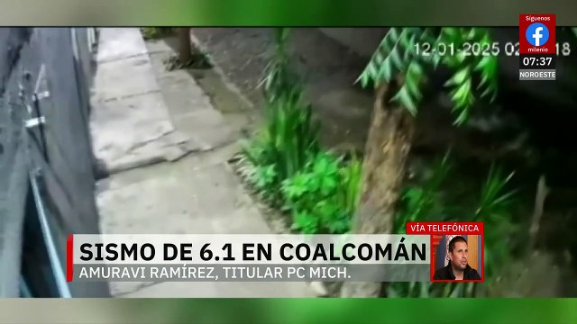 Tras sismo, Protección Civil de Michoacán reporta afectaciones menores en Coalcomán y Chinicuila