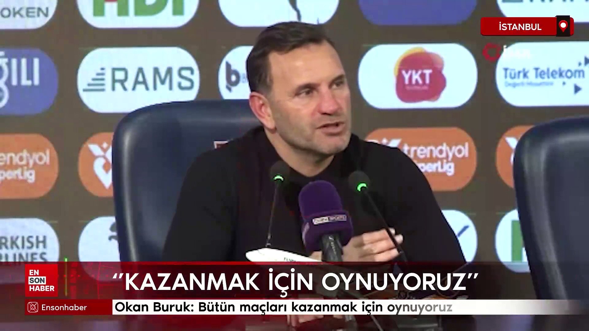 ⁣Okan Buruk: Bütün maçları kazanmak için oynuyoruz