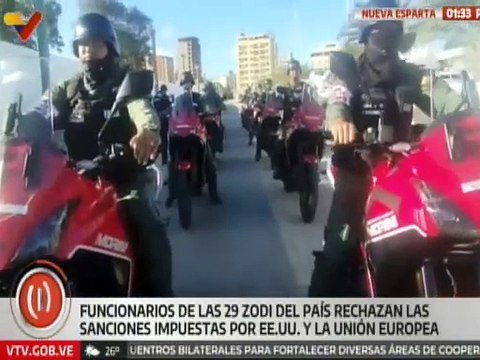 ZODI Nueva Esparta N.º 71 rechaza sanciones impuestas por EE. UU. a funcionarios del Estado