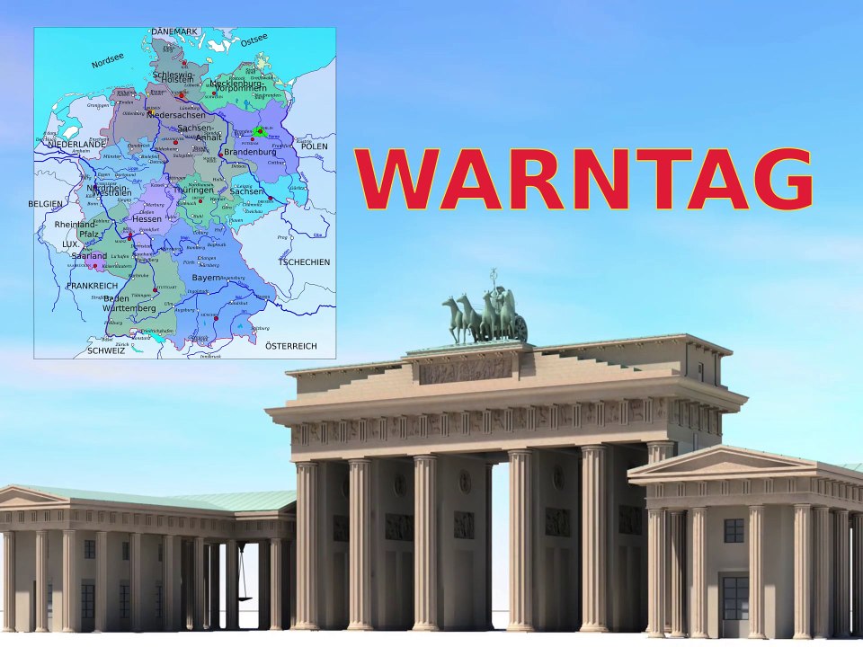 Warntag in Deutschland - nationale Probe der Zivilschutzsignale