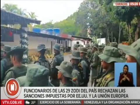 ZODI Caracas N.º 81 rechaza sanciones impuestas por EE. UU. a funcionarios del Estado
