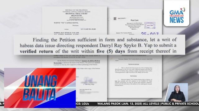 Kampo ng direktor na si Darryl Yap, nilinaw na wala pang utos ang korte na itigil ang pagpapalabas ng promo materials ng pelikulang The Rapists of Pepsi Paloma | Unang Balita